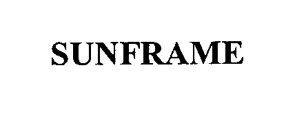Trademark Logo SUNFRAME