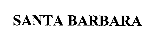 Trademark Logo SANTA BARBARA