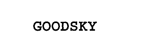 Trademark Logo GOODSKY