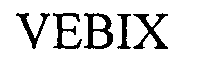 Trademark Logo VEBIX