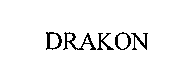 Trademark Logo DRAKON