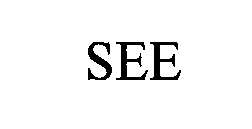 Trademark Logo SEE