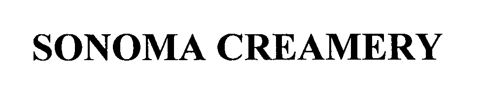 Trademark Logo SONOMA CREAMERY