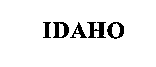 Trademark Logo IDAHO