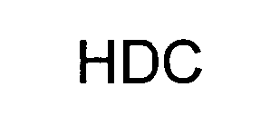 Trademark Logo HDC