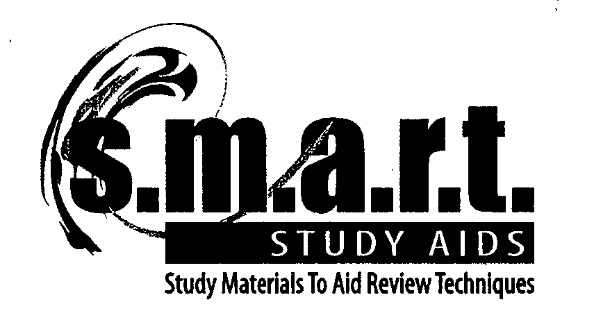 Trademark Logo S.M.A.R.T STUDY AIDS STUDY MATERIALS TO AID REVIEW TECHNIQUES