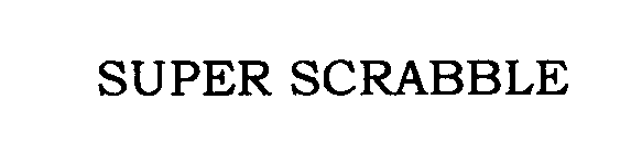 Trademark Logo SUPER SCRABBLE