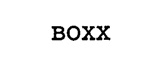 Trademark Logo BOXX