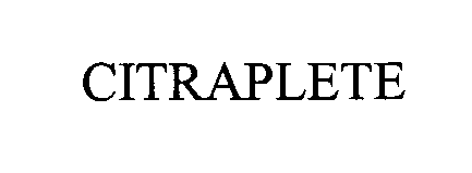 Trademark Logo CITRAPLETE