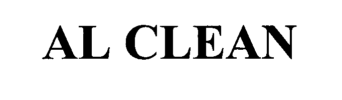 Trademark Logo AL CLEAN