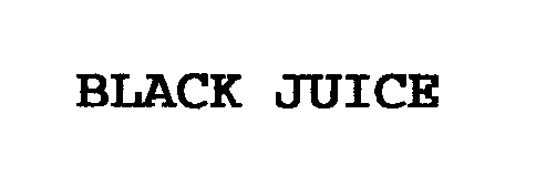 Trademark Logo BLACK JUICE