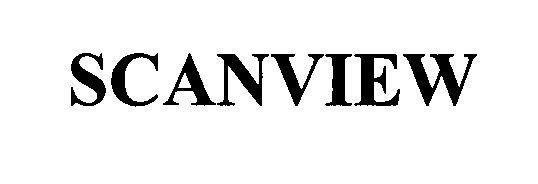Trademark Logo SCANVIEW
