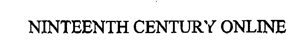 Trademark Logo NINTEENTH CENTURY ONLINE