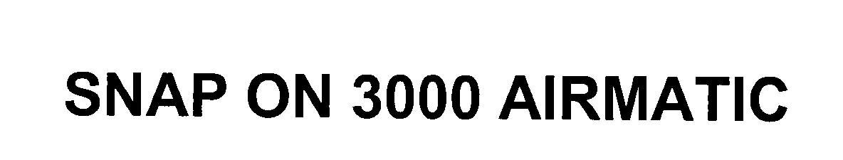  SNAP ON 3000 AIRMATIC