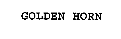 Trademark Logo GOLDEN HORN