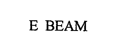 Trademark Logo E BEAM