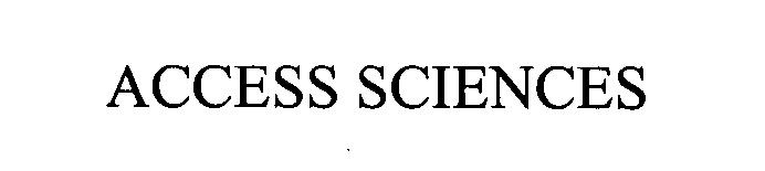  ACCESS SCIENCES