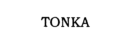 Trademark Logo TONKA