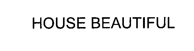 Trademark Logo HOUSE BEAUTIFUL