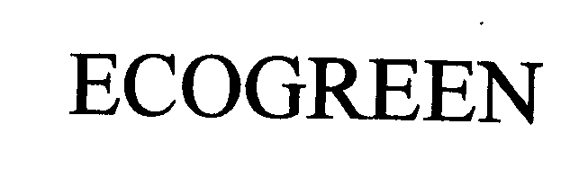 Trademark Logo ECOGREEN