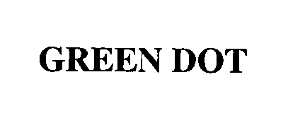 Trademark Logo GREEN DOT