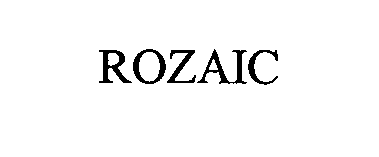Trademark Logo ROZAIC