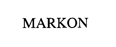 Trademark Logo MARKON