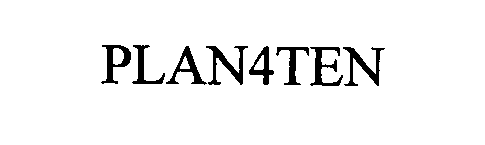 Trademark Logo PLAN4TEN