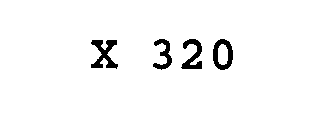Trademark Logo X 320
