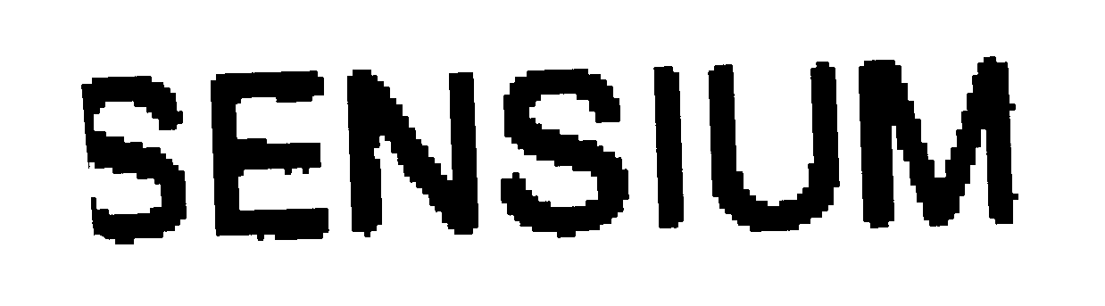 Trademark Logo SENSIUM