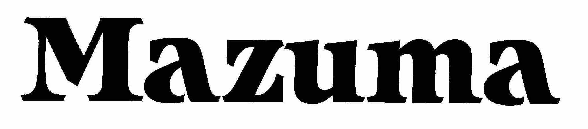Trademark Logo MAZUMA
