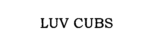 Trademark Logo LUV CUBS