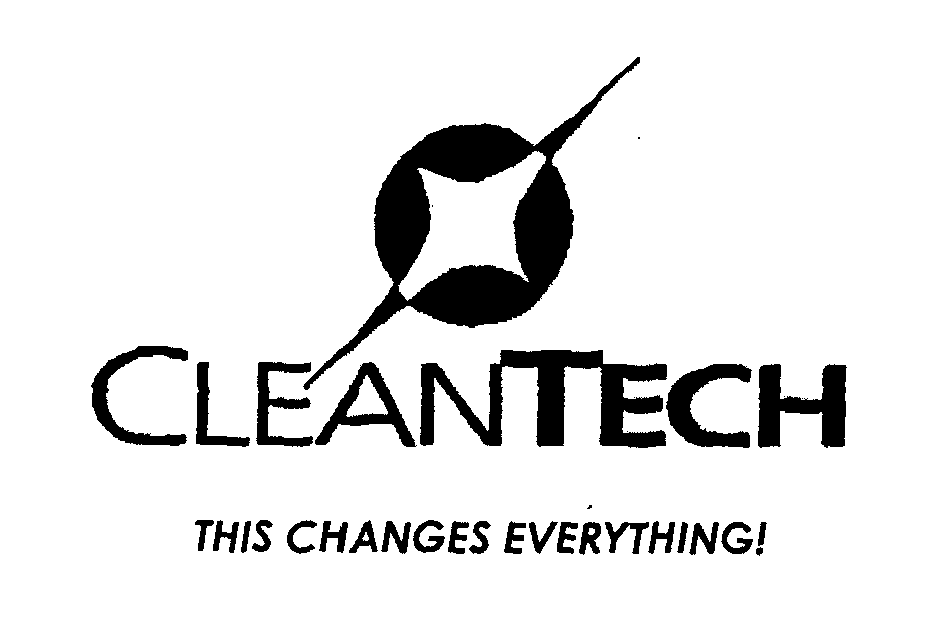 Trademark Logo CLEANTECH THIS CHANGES EVERYTHING!