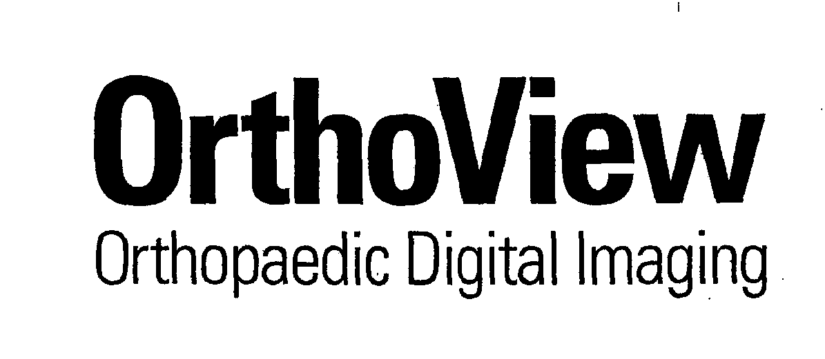  ORTHOVIEW ORTHOPAEDIC DIGITAL IMAGING