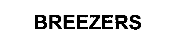 Trademark Logo BREEZERS