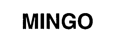 Trademark Logo MINGO