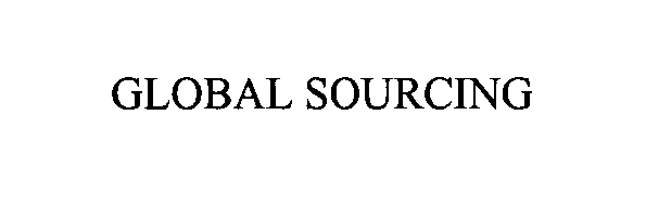  GLOBAL SOURCING
