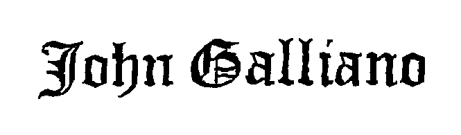 Trademark Logo JOHN GALLIANO