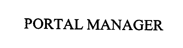 Trademark Logo PORTAL MANAGER