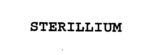  STERILLIUM