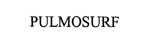 Trademark Logo PULMOSURF