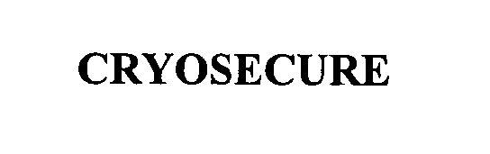 Trademark Logo CRYOSECURE