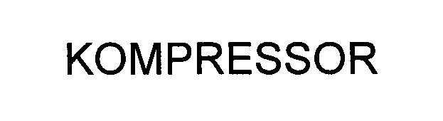 Trademark Logo KOMPRESSOR