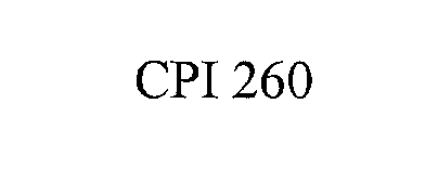 Trademark Logo CPI 260