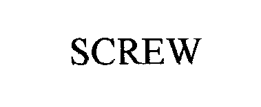 Trademark Logo SCREW