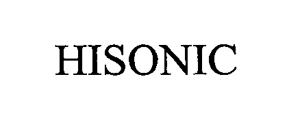 Trademark Logo HISONIC
