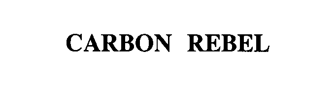 Trademark Logo CARBON REBEL