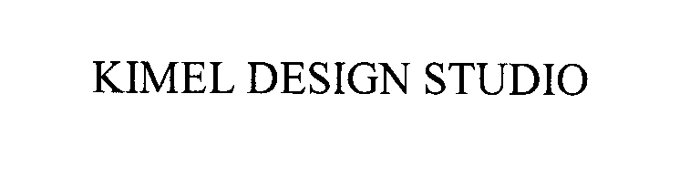 Trademark Logo KIMEL DESIGN STUDIO