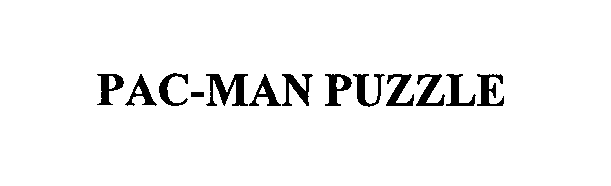 Trademark Logo PAC-MAN PUZZLE