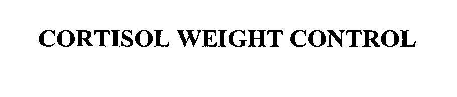  CORTISOL WEIGHT CONTROL